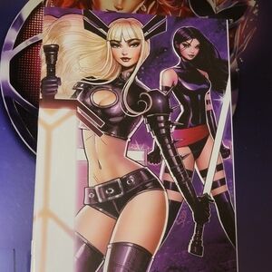 Comic Book with Female Warriors Cover